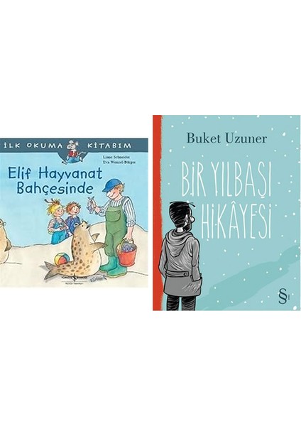 Elif Hayvanat Bahçesinde: Ilk Okuma Kitabım + Bir Yılbaşı Hikayesi