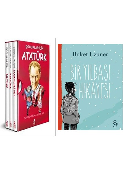 Çocuklar Için Atatürk Seti - 3 Kitap Set + Bir Yılbaşı Hikayesi