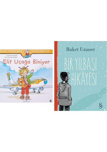 Elif Uçağa Biniyor: Ilk Okuma Kitabım + Bir Yılbaşı Hikayesi