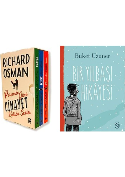 Perşembe Günü Cinayet Kulübü Serisi (3 Kitap Takım) + Bir Yılbaşı Hikayesi