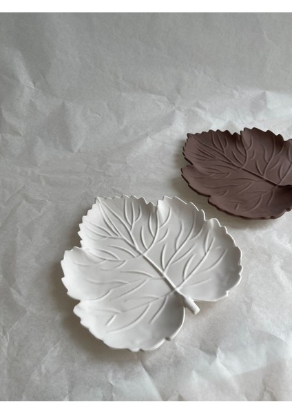 Yaprak Formlu Dekoratif Tabak modelleri
