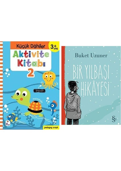 Aktivite Kitabı 2 - Küçük Dahiler 3+ Yaş: Pedagog Onaylı + Bir Yılbaşı Hikayesi