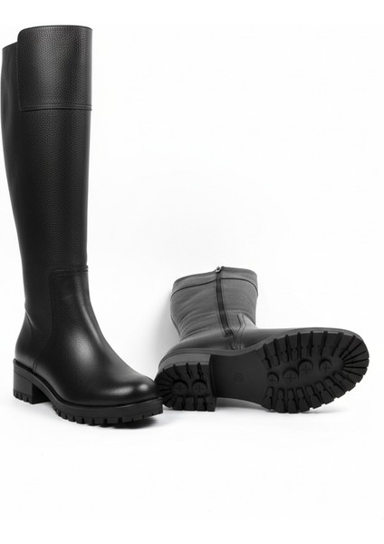 Hakiki Deri Siyah Kadın Çizme - 25ENV1044 modelleri