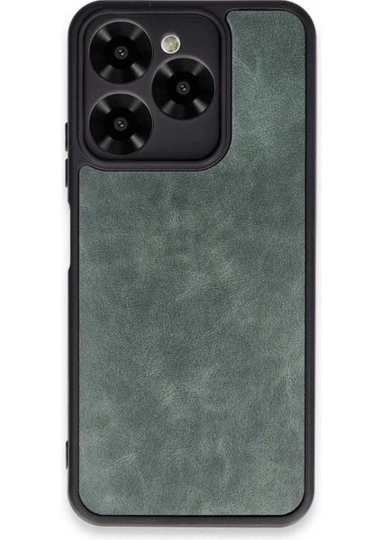 General Mobile Era 30 Kılıf Aras Deri Kapak - Koyu Yeşil