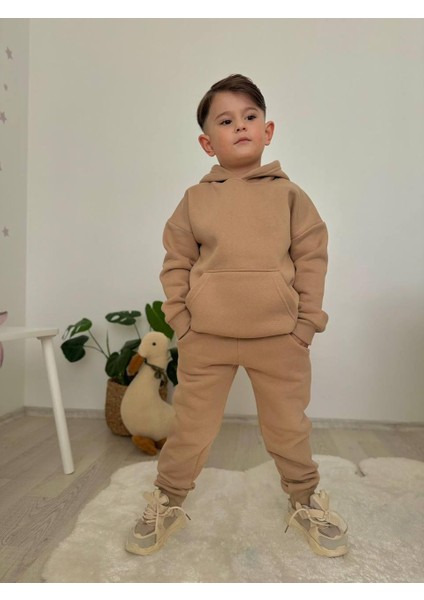 Erkek Çoçuk Kapşonlu 2 Li Takım