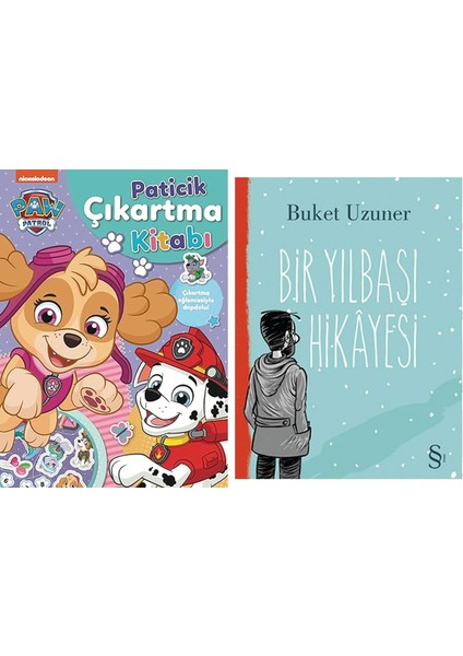Paw Patrol Paticik Çıkartma Kitabı + Bir Yılbaşı Hikayesi
