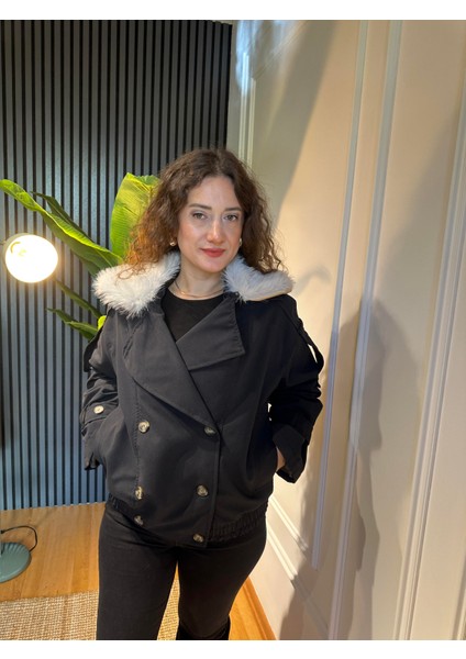 Yakası Kürklü Çıkarılabilir Astarlı Mont fiyatları