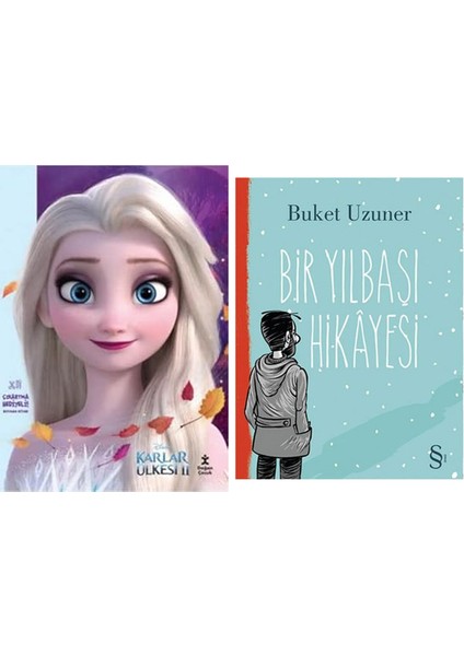 Disney Karlar Ülkesi 2 Çıkartma Hediyeli Boyama Kitabı + Bir Yılbaşı Hikayesi
