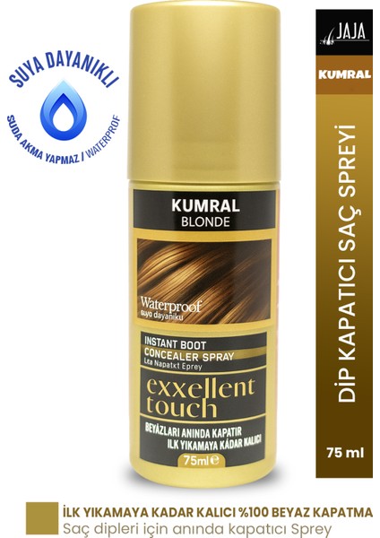 Exxellent Touch Dip Kapatıcı Saç Spreyi Kumral 75 ml