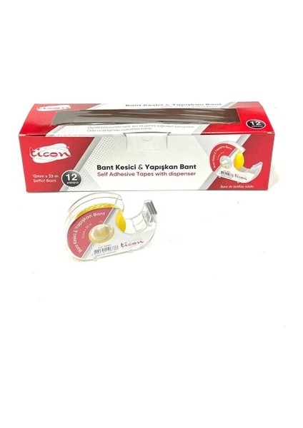 Tıcon Bant Kesicili Bant 12/kt