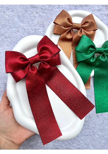 Parti Tokası Simli Yılbaşı Tokası Şık Toka Büyük Boy Otomatik Toka