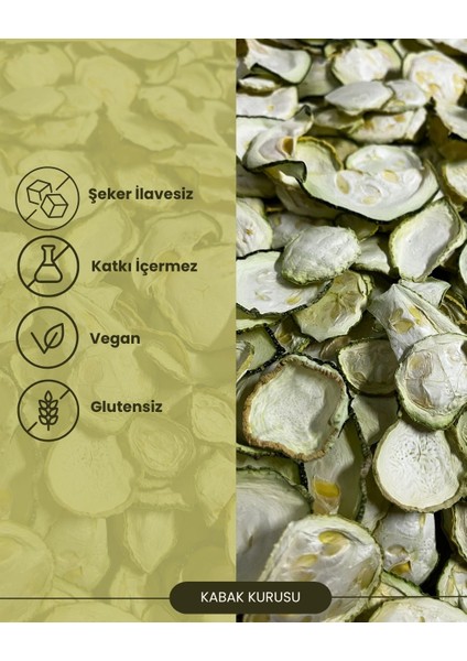 Kabak Kurusu, Kabak Cipsi | Dilimlenmiş - Katkısız - Çıtır (50GR) Kilitli Ambalaj fiyatları