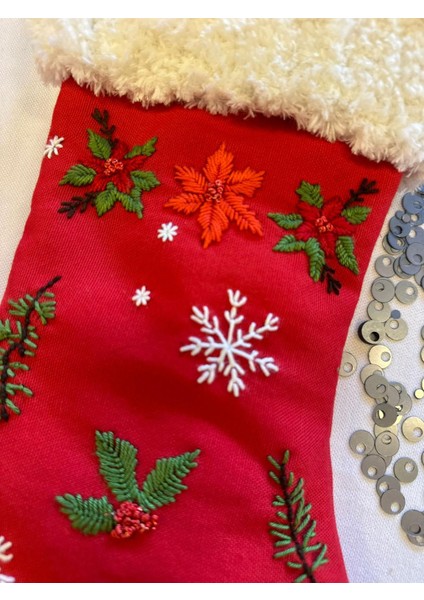Tamamen El Yapımı Noel Çorabı fiyatları