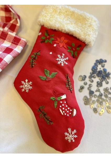 Tamamen El Yapımı Noel Çorabı modelleri