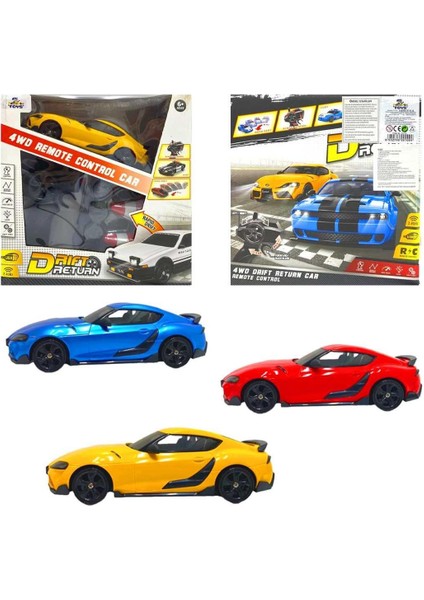 Pasifik Kumandalı Supra Drift Araba 93218 4WD R/c 2.4ghz USB Işıklı 6+