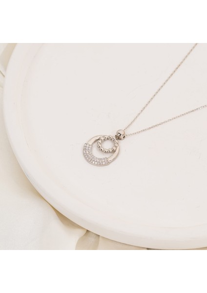 taşı Çelenk Kadın Gümüş Kolye fırsatları