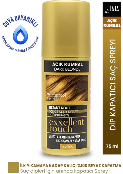 Exxellent Touch Dip Kapatıcı Saç Spreyi Açık Kumral 75 ml