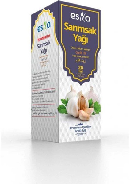 Sarımsak Yağı 20 Ml.