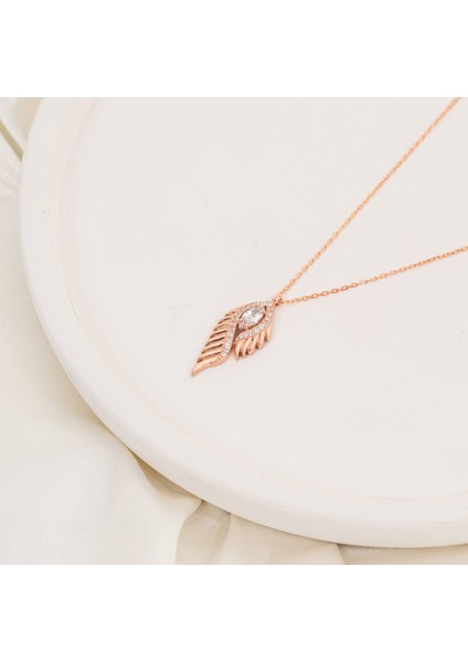 Peyote Kadın Gümüş Kolye