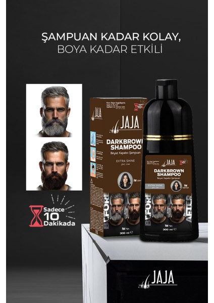 Koyu Kahverengi Beyaz Kapatıcı Şampuan 300 ml fiyatları