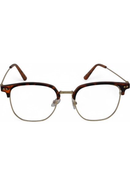 Blue Protect Browline Ekran Gözlüğü – Kahve Gold