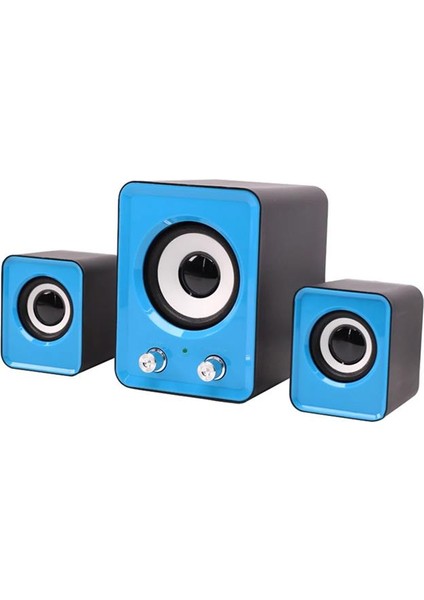 Magicvoice FT-202 2+1 USB Mini Hoparlör - Speaker (5W+2W+2W - 4 Ohm)