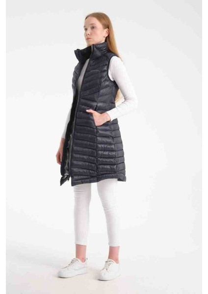 Omnı Heat Termal Lacivert Dar Kesim Kadın Yelek fırsatları