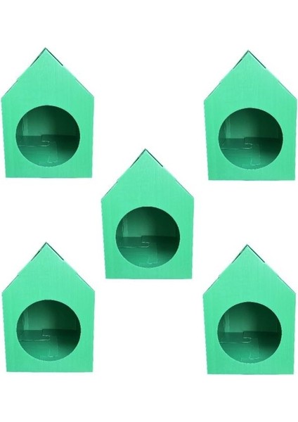 Su Geçirmez 5 Adet Kedi Evi Oluklu Plastik Sokak Hayvanları Için