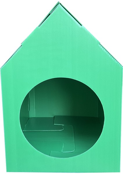 Su Geçirmez 5 Adet Kedi Evi Oluklu Plastik Sokak Hayvanları Için modelleri