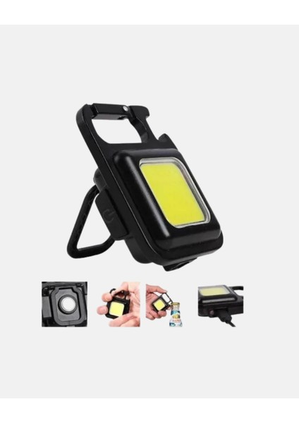 LED Mini Anahtarlık Fener – 1000 Lümen Güçlü Işık ve USB Type-C Şarjlı fiyatları