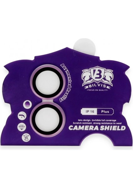 iPhone 16 Bilvis Titan Kamera Lens - Pembe fiyatları