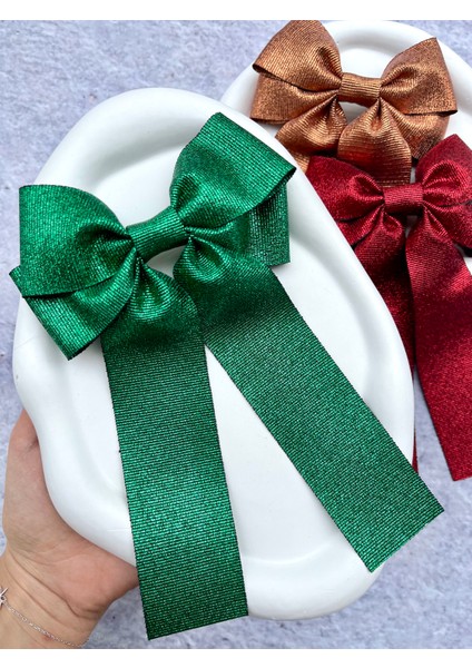 Parti Tokası Simli Yılbaşı Tokası Şık Toka Büyük Boy Otomatik Toka