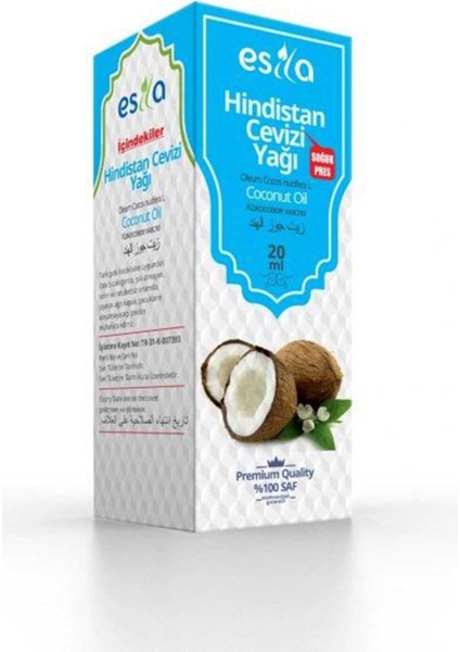 Hindistan Cevizi Yağı 20 Ml.