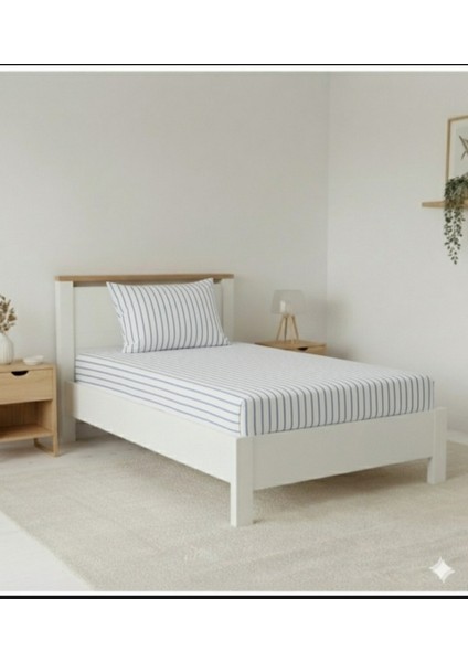 Tek Kişilik Lastikli Çarşaf Seti +1 Adet Yastık Kılıfı