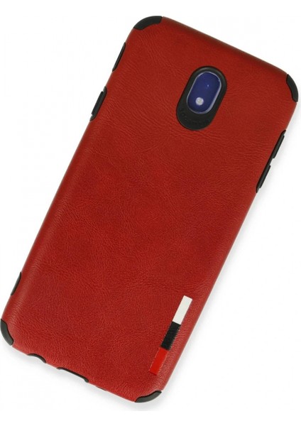 Ieg Samsung Galaxy J7 Pro / J730 Kılıf Loop Deri Silikon - Kırmızı fiyatları