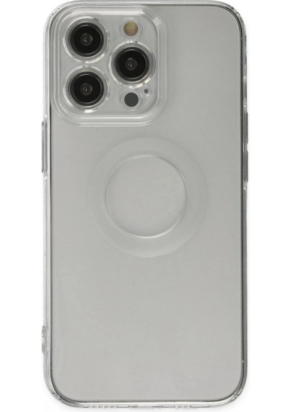 Ieg iPhone 14 Pro Kılıf Santa Lens Silikon - Şeffaf