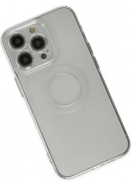 Ieg iPhone 14 Pro Kılıf Santa Lens Silikon - Şeffaf modelleri