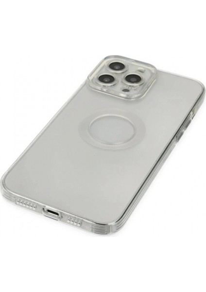 Ieg iPhone 14 Pro Max Kılıf Santa Lens Silikon - Şeffaf modelleri