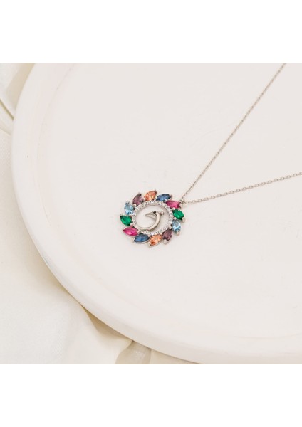 Tavus Kuşu Gümüş Kolye fırsatları