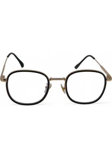 Blue Protect Metal Frame Ekran Gözlüğü – Gold Black