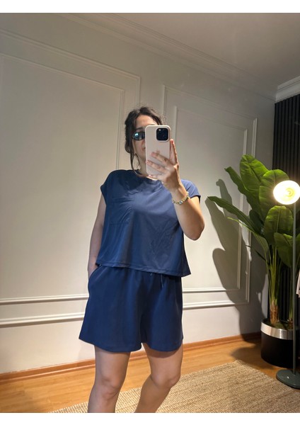 Lacivert Şort