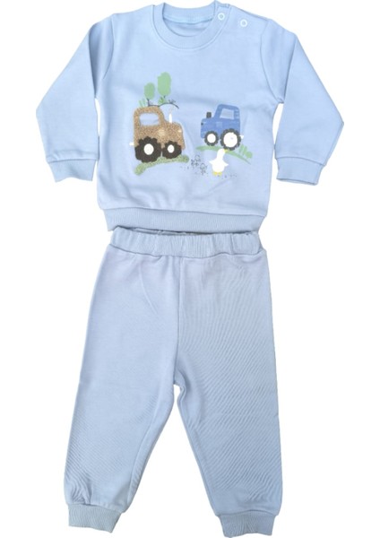 Laura Baby Araba Desenli Erkek Bebek Çocuk Alt Üst Takım fırsatları