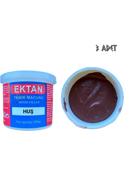 Masif ve Ahşap Tamir Macunu Huş 220 Gr. - 3 Adet