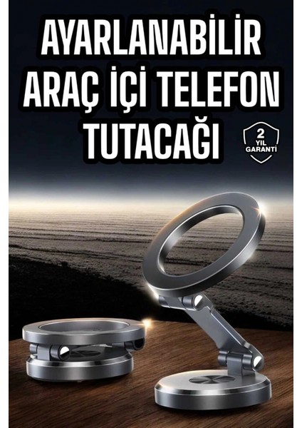 Ieg Araç Içi Telefon Tutacağı Manyetik Tasarım Ayarlanabilir