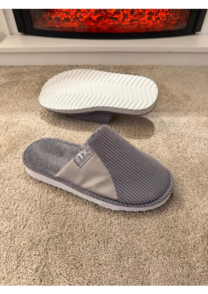 Erkek Sessiz Taban Çok Yumuşak ve Hafif Içi Yünlü Peluş Ev Terliği indirimleri
