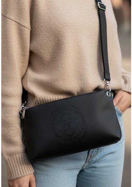 Kadın Askılı Lacos Kumaş Çanta