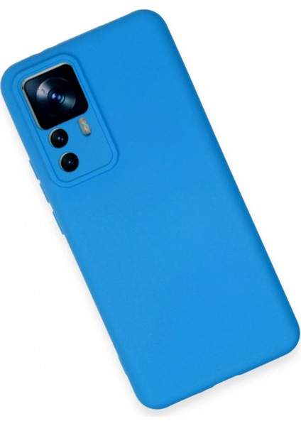 Ieg Xiaomi Mi 12T Pro Kılıf Nano Içi Kadife Silikon - Mavi modelleri