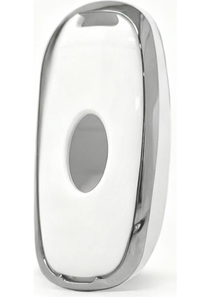 Hyundai 2021–2024 Yeni Tucson & Santa Fe Uyumlu Anahtar Kılıfı – Beyaz & Gümüş fiyatları