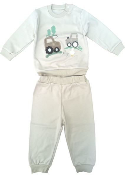 Laura Baby Araba Desenli Erkek Bebek Çocuk Alt Üst Takım modelleri