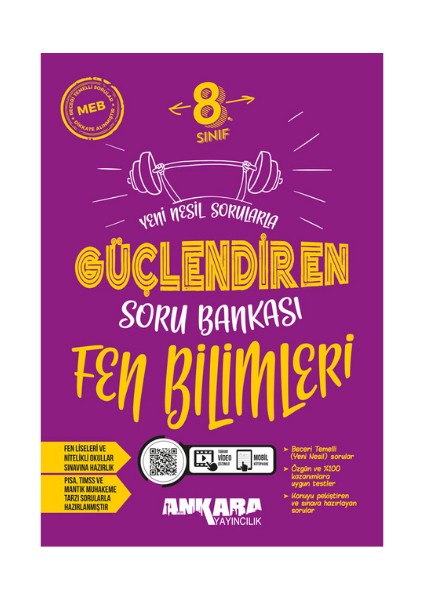 Nartest,ankara 8.sınıf (Lgs) Matematik 36 Haftalık Deneme Güçlendiren Soru Bankası + 1 Deneme Hediye modelleri